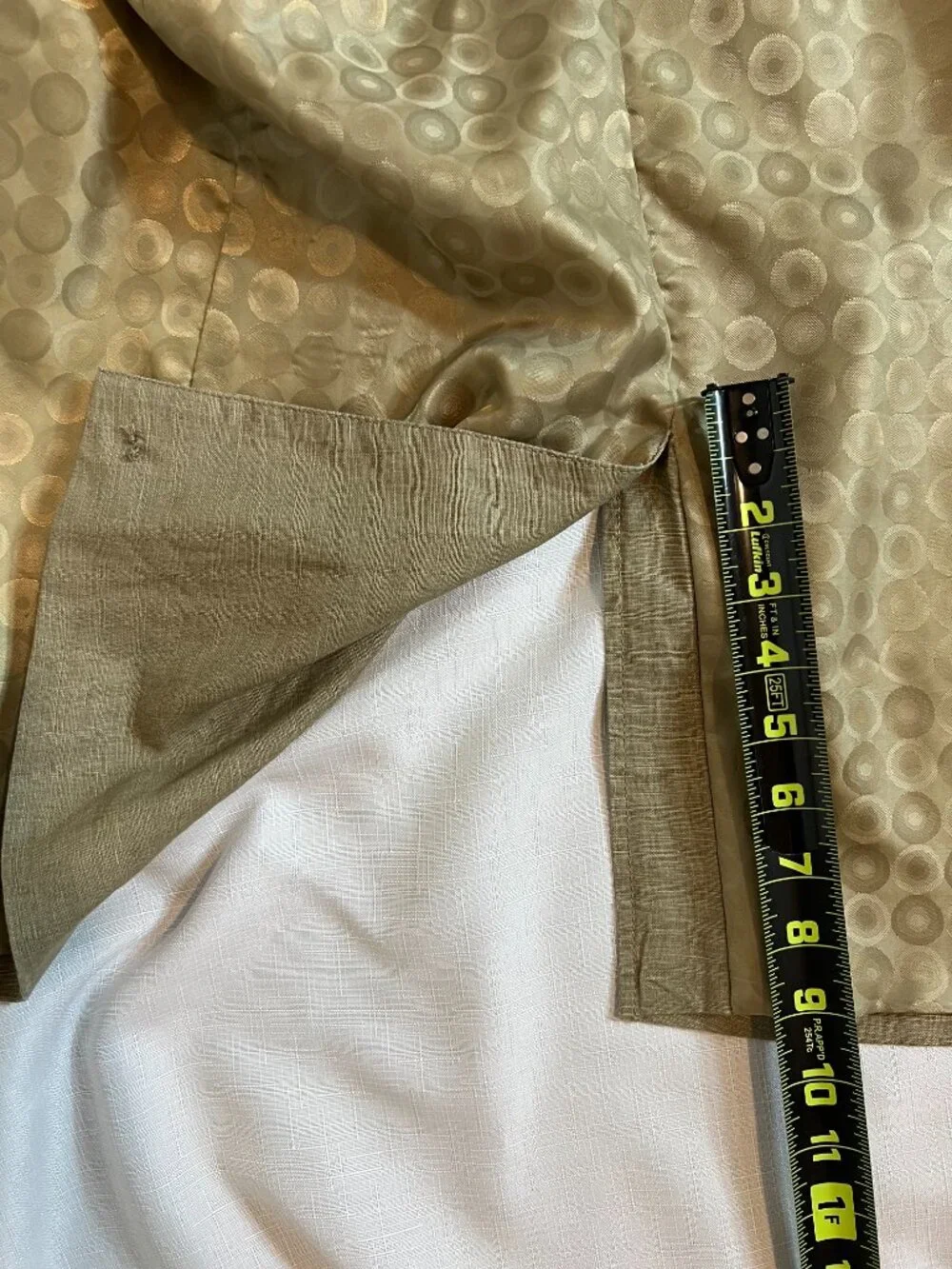 Men's Linen Blend Blazer 3XLT Tan Khaki Slub Knit Sport Coat Big Tall Costal